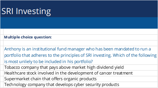 Sri Example Socially Responsible Investing (SRI) - Definition, Example, How t Works