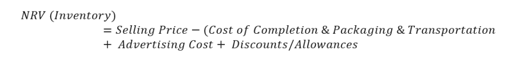 Net Realizable Value - Financial Edge