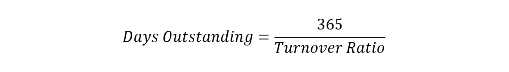 Days Ratio Formula Days Ratio Formula