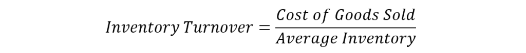 Inventory Turnover Ratio Formula Inventory Turnover Ratio Formula