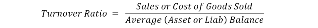 Turnover Ratio Formula Turnover Ratio Formula
