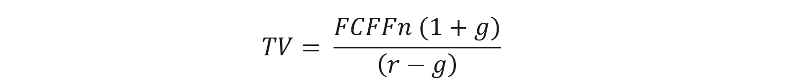 Terminal Value Terminal Value