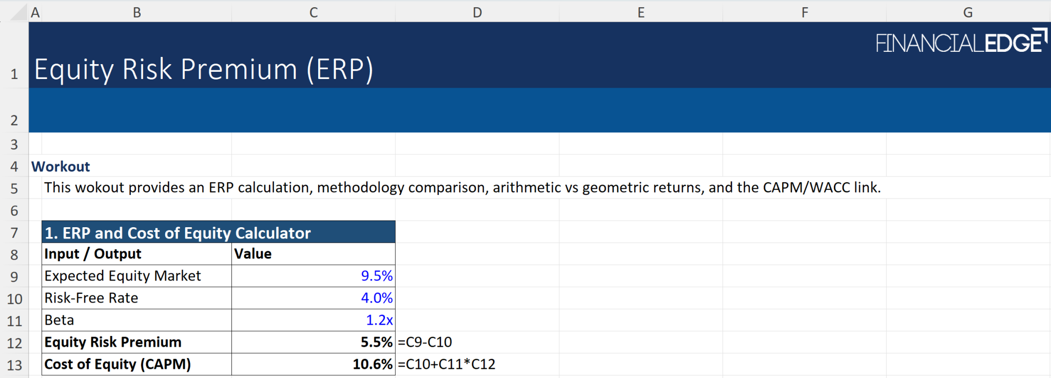 Equity Risk Factor Wheel Example How to Calculate the Equity Risk Premium - Free Download