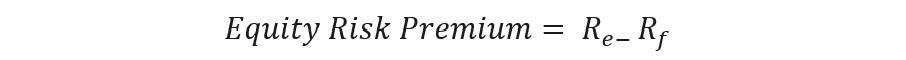 Equity Risk Premium Formula Equity Risk Premium Formula